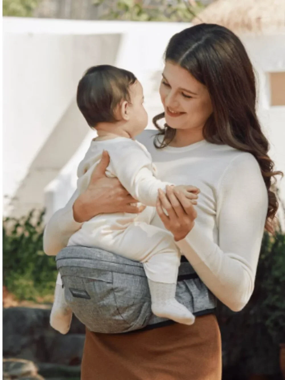 Momcozy Baby Hip Seat Carrier (Heather Gray)